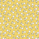 Doodle Baby Flannel Ducky Love - Yellow