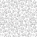 Doodle Baby Flannel So Loved Animal Toss - White