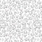 Doodle Baby Flannel So Loved Animal Toss - White