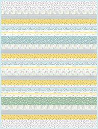 Doodle Stripes Flannel Quilt Kit