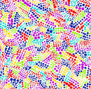 Dot to Dot Widebacks 118" - Multi   118" x 33" pre-cut piece