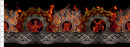 Dragons Flame Border - Red