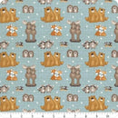 Dream Big Little One Side by Side Animals - Blue