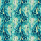 Dream Horses Sm Horse Heads Allover - Aqua