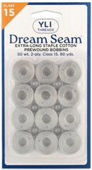 Dream Seam Cotton Bobbins Class 15 - Gray