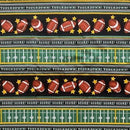 Easy Striped Table Runner Football Fabric Kit (No Pattern)