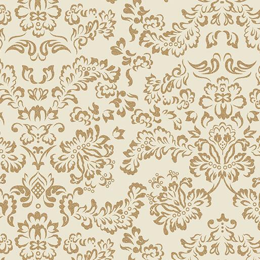 Elegant Keepsakes Elegant Filigree Gold Metallic - Ecru