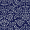 Elegant Keepsakes Elegant Filigree Silver Metallic - Navy