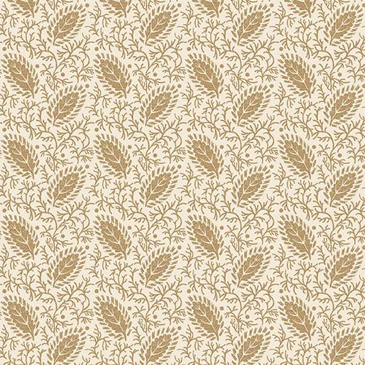 Elegant Keepsakes Elegant Foliage Gold Metallic - Ecru