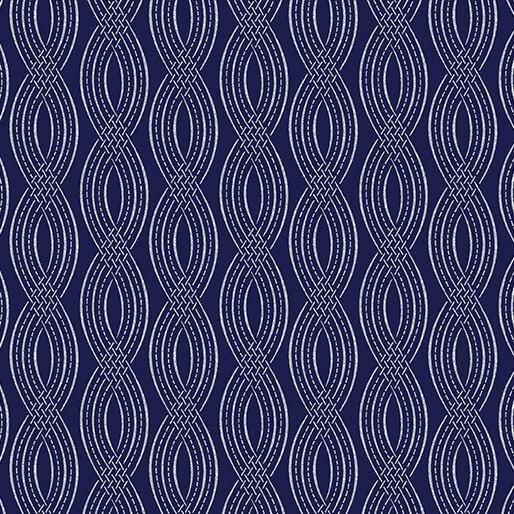 Elegant Keepsakes Elegant Ribbons Silver Metallic - Navy
