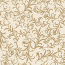 Elegant Keepsakes Elegant Scrolls Gold Metallic - Ecru