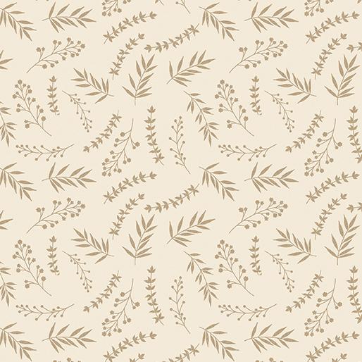 Elegant Keepsakes Elegant Sprigs Metallic Gold - Ecru