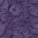 Elegant Scroll 108" Wideback - Amethyst