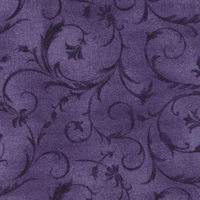 Elegant Scroll 108" Wideback - Amethyst