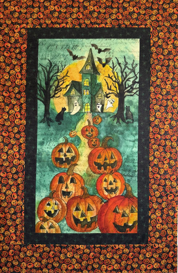 Emerald Hollow Panel Quilt Kit