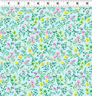 Ethereal Garden Wildflowers - Light Aqua