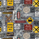 Express Tracks Train Station Signs