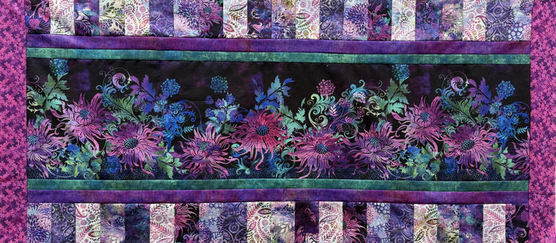 Fab-Focus Tablerunner - Floragraphix, no pattern