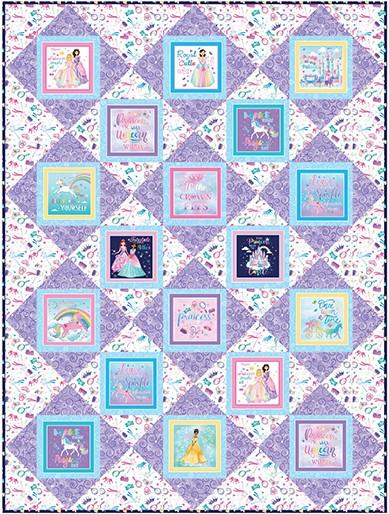 Fairytale Dream Princess - Downtown Quilt Kit