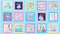 Fairytale Dreams 24" Block Panel - Blue