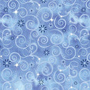 Fairytale Dreams Dazzling Swirls - Dark Blue