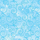 Fairytale Dreams Dazzling Swirls - Light Blue