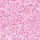Fairytale Dreams Dazzling Swirls - Pink
