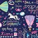 Fairytale Dreams Fairytale Words - Navy