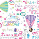 Fairytale Dreams Fairytale Words - White
