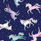 Fairytale Dreams Magical Unicorns - Navy