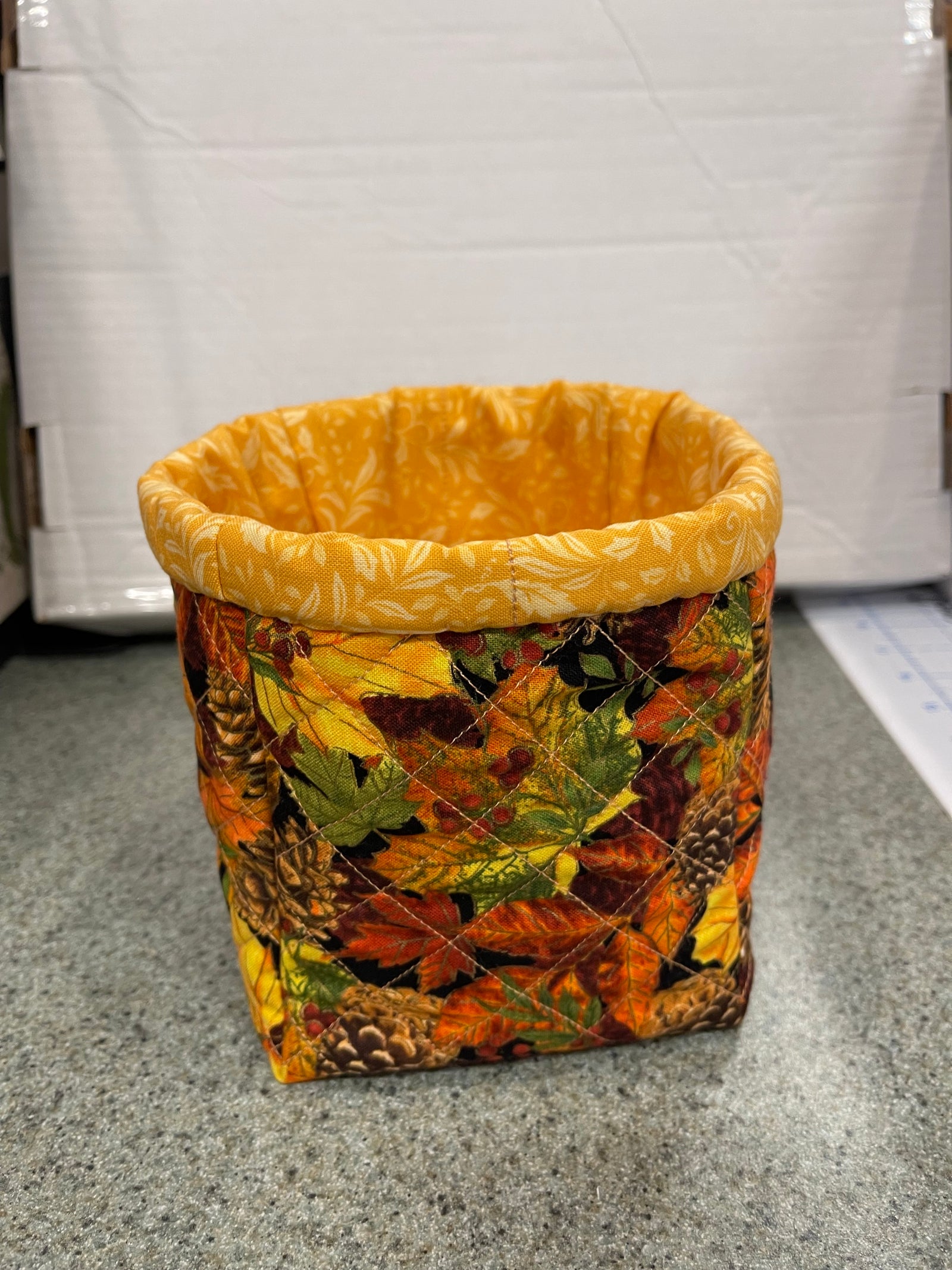 Fall - Self Binding Quilted Basket Kit – Bits 'n Pieces Quilt Shop