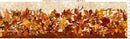 Fallling Leaves Border Stripe - Multi