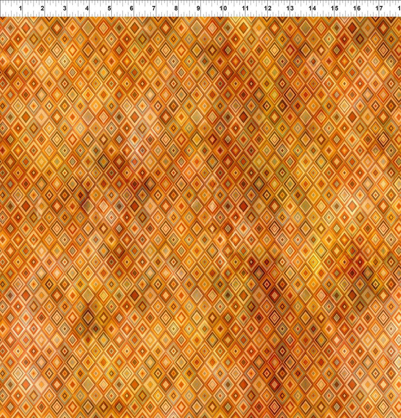 Fallling Leaves Diamonds - Multi