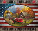Farmall Patriotic 36" Panel