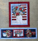 Farmhouse Americana Wall Hanging and Table Runner Quilt Kit