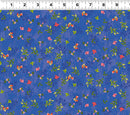 Feathered Friends - Sprigs - Light Royal Blue