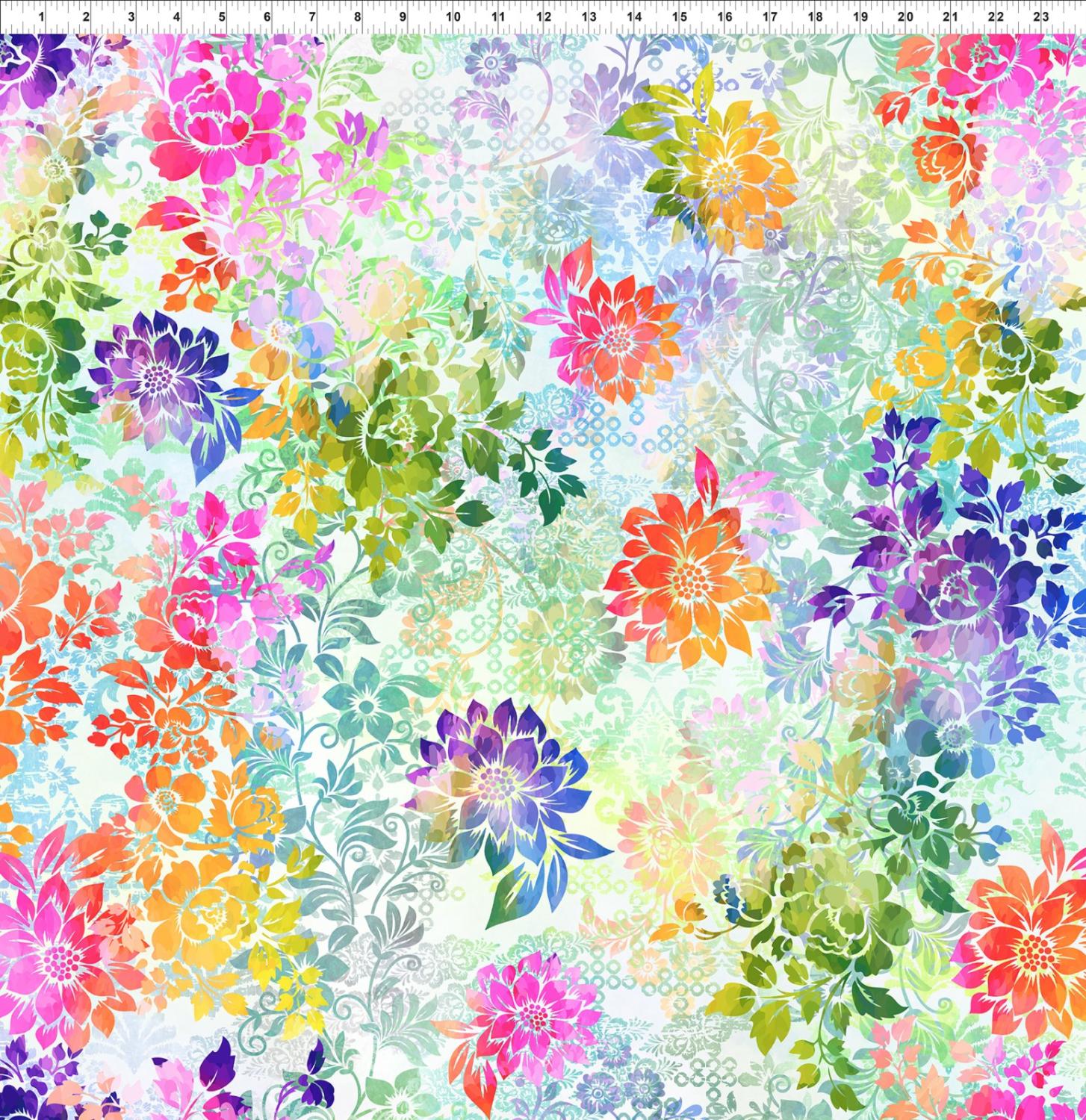 Felicity Floral - Multi – Bits 'n Pieces Quilt Shop