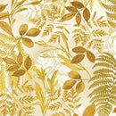 Fern Fantasy 108" wideback - Gold