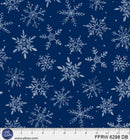 First Frost 108" Snowfall - Dark Blue