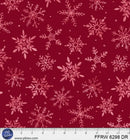 First Frost 108" Snowfall - Dark Red