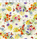 Fleur de Rose Butterfly Garden - Light Cream