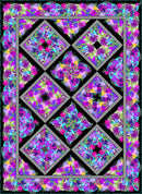Flock Together Kaleidoscope Jewel Quilt Kit