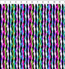 Flock Together Wavy Stripe -  Jewel