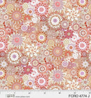 Floral Crochet 108" - Pink