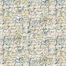 Fluidity Script Large - Prussian/Cream Metallic