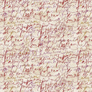 Fluidity Script Large - Red/Cream Metallic