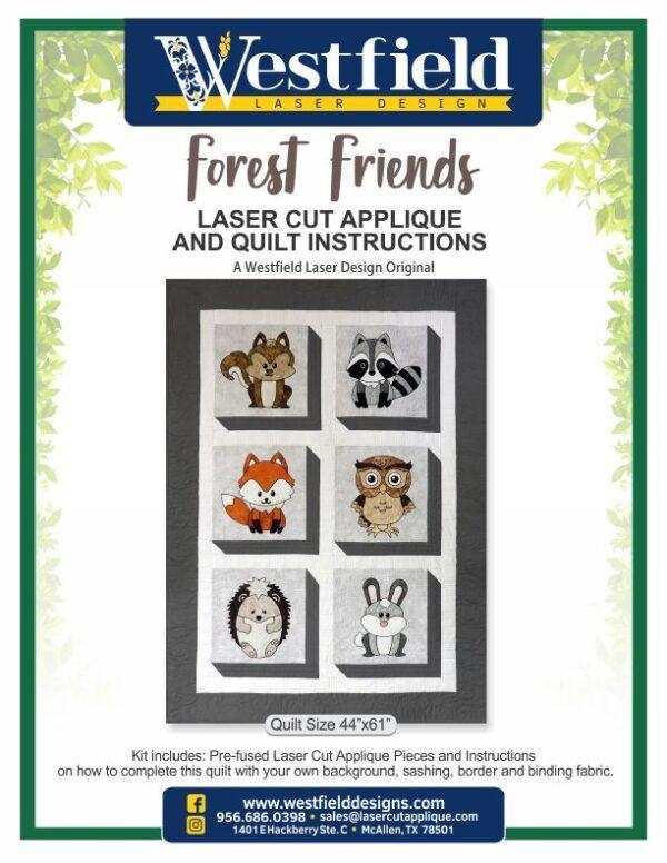 Forest Friends Laser Cut Applique Kit - Forest Friends