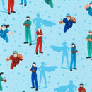 Frontline Heroes Nurses & Drs Blue