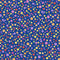 Full Bloom - Multi colored dots Dark Blue