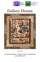 Gallery Drama Quilt Pattern 53" x 59"